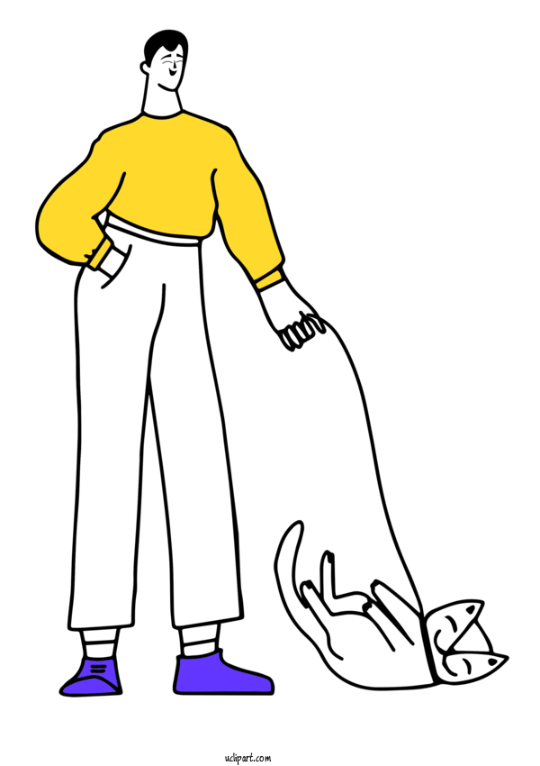 Free Animals Dog Cartoon Line Art For Cat Clipart Transparent Background