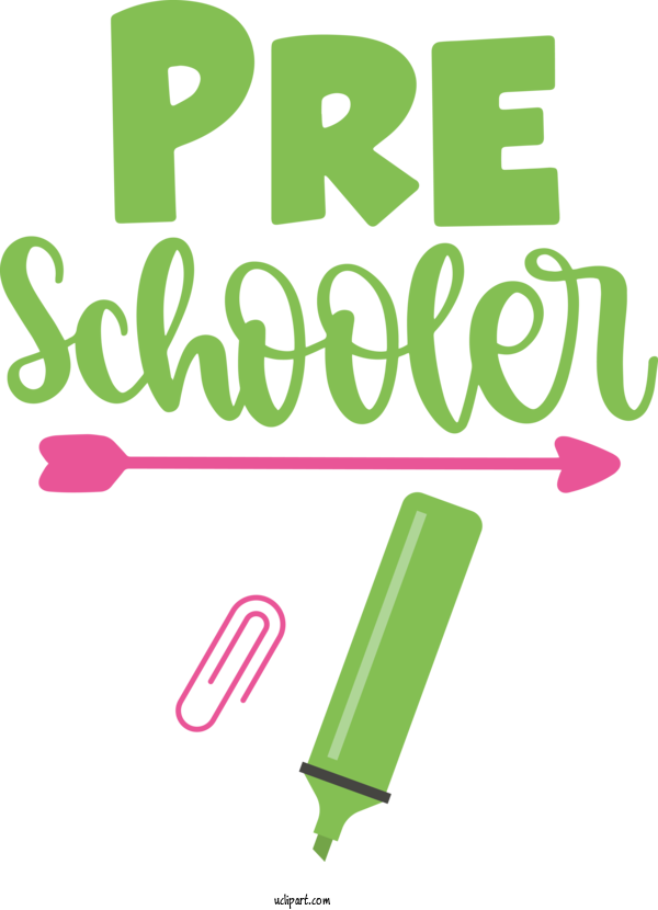 Free School Logo Design Green For Kindergarten Clipart Transparent Background
