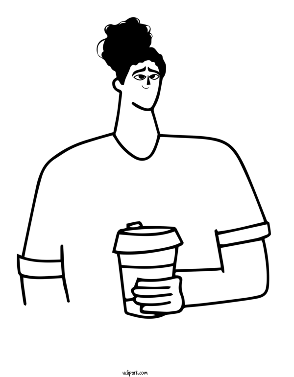 Free Drink Sign Language Icon For Coffee Clipart Transparent Background