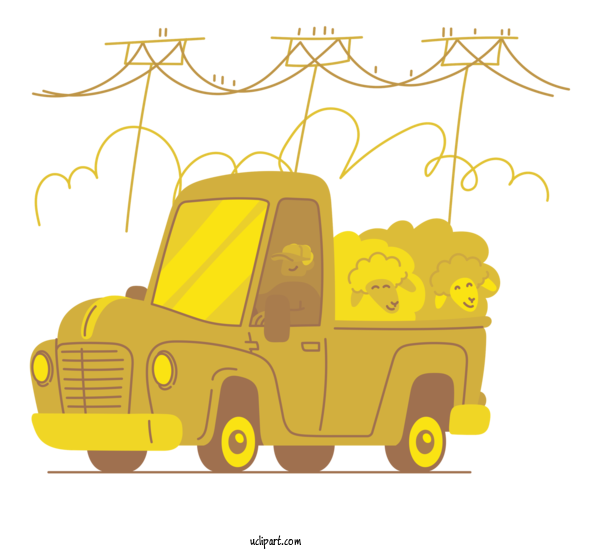 Free Business Design Transport Cartoon For Delivery Clipart Transparent Background