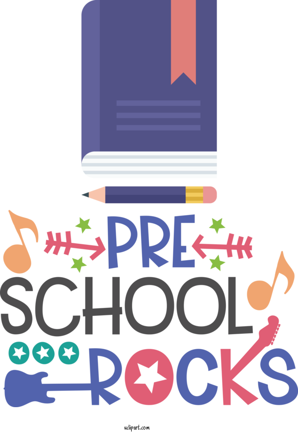 Free School Logo Line Design For Kindergarten Clipart Transparent Background
