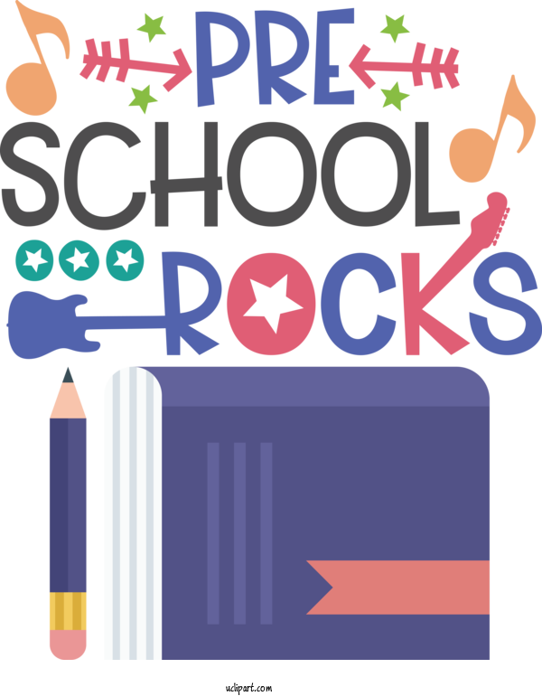 Free School Logo Line Design For Kindergarten Clipart Transparent Background