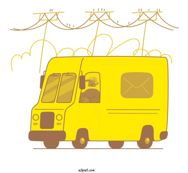 Free Business Design Cartoon Transport For Delivery Clipart Transparent Background