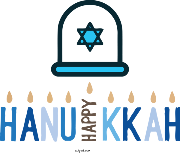 Free Holidays Logo Design Organization For Hanukkah Clipart Transparent Background