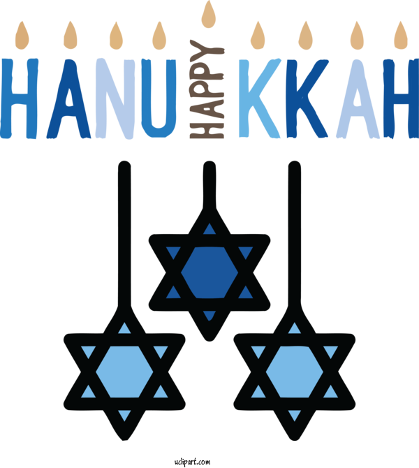 Free Holidays Star Of David Earring Hexagram For Hanukkah Clipart Transparent Background
