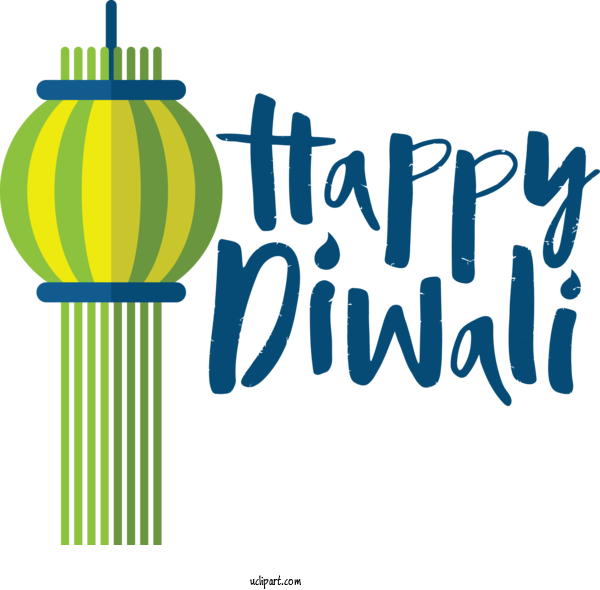 Free Holidays Logo Design Green For Diwali Clipart Transparent Background