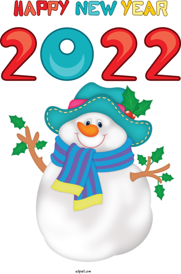 Free Holidays Snowman Christmas Graphics Christmas Day For New Year 2022 Clipart Transparent Background