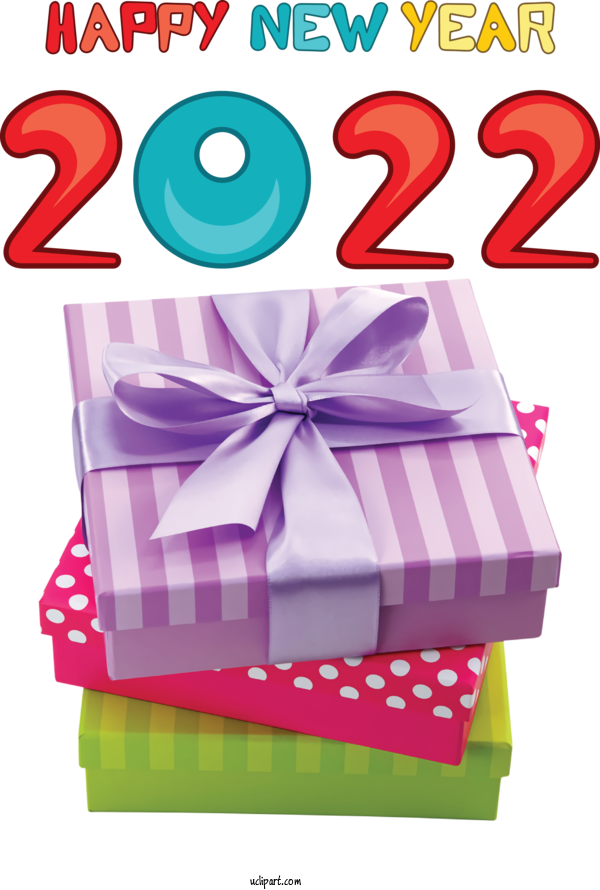 Free Holidays Christmas Day Gift Gift Box For New Year 2022 Clipart Transparent Background
