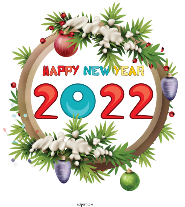 Free Holidays Christmas Day Cartoon New Year For New Year 2022 Clipart Transparent Background