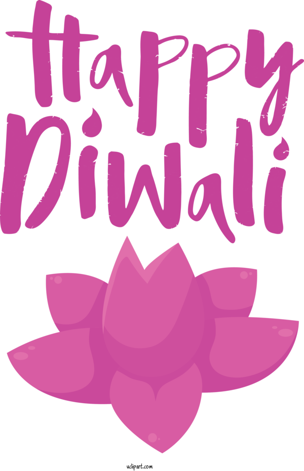 Free Holidays Logo Design Text For Diwali Clipart Transparent Background