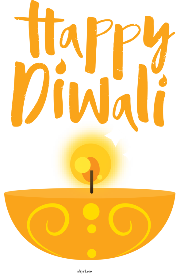 Free Holidays Commodity Yellow Line For Diwali Clipart Transparent Background