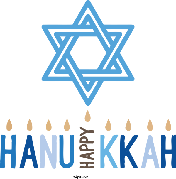 Free Holidays Star Of David Pendant Gold For Hanukkah Clipart Transparent Background