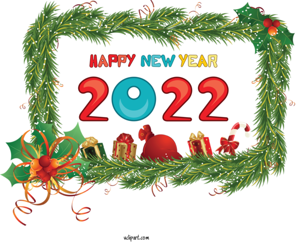 Free Holidays Christmas Day Rudolph Picture Frame For New Year 2022 Clipart Transparent Background