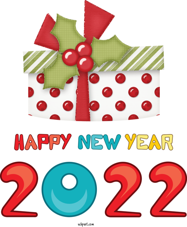 Free Holidays Christmas Day Rudolph Christmas Gift For New Year 2022 Clipart Transparent Background