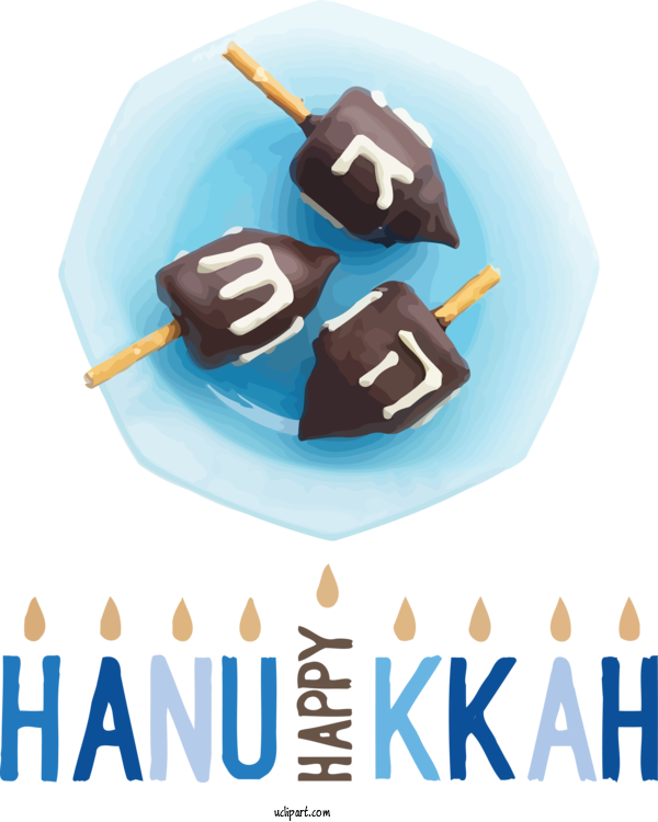 Free Holidays Hanukkah Dreidel Jewish Holiday For Hanukkah Clipart Transparent Background