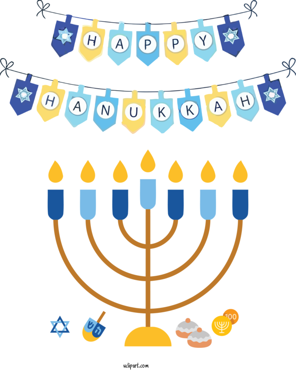 Free Holidays Design  Line For Hanukkah Clipart Transparent Background
