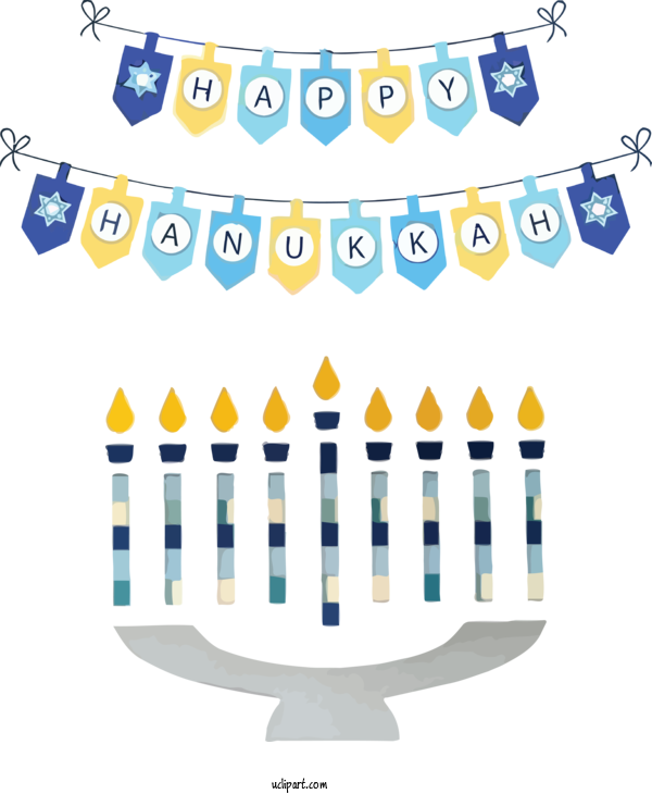 Free Holidays Logo Design For Hanukkah Clipart Transparent Background