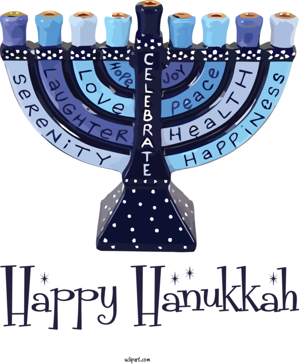 Free Holidays Temple Menorah Hanukkah Poster For Hanukkah Clipart Transparent Background