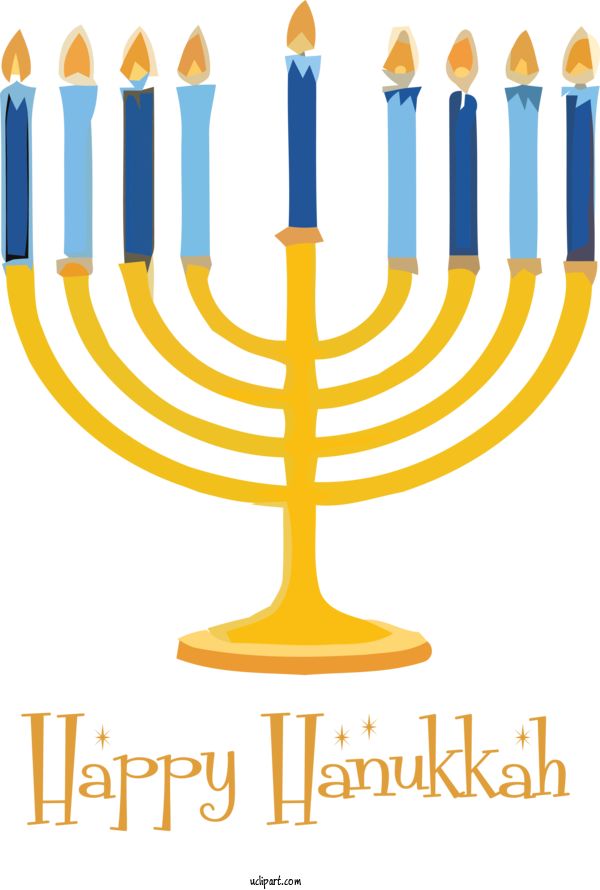 Free Holidays Hanukkah Hanukkah Menorah Jewish Holiday For Hanukkah Clipart Transparent Background