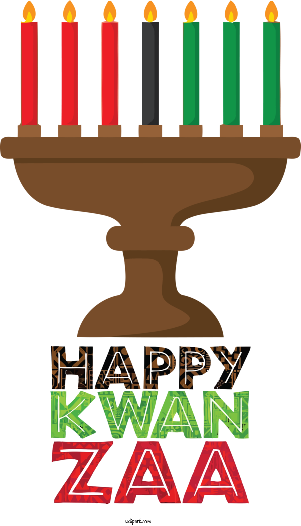 Free Holidays Candle Holder Logo Kwanzaa For Kwanzaa Clipart Transparent Background