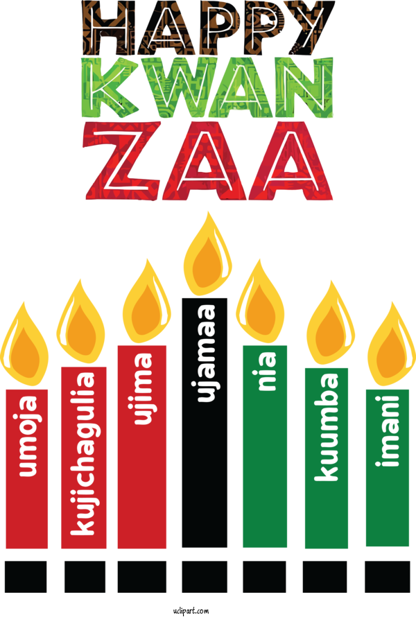 Free Holidays Logo Diagram Design For Kwanzaa Clipart Transparent Background
