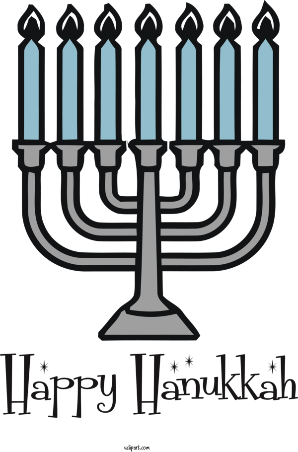 Free Holidays Hanukkah Jewish Holiday Hanukkah Menorah For Hanukkah Clipart Transparent Background