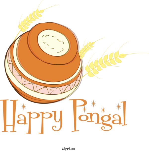 Free Holidays Cartoon Logo Commodity For Pongal Clipart Transparent Background