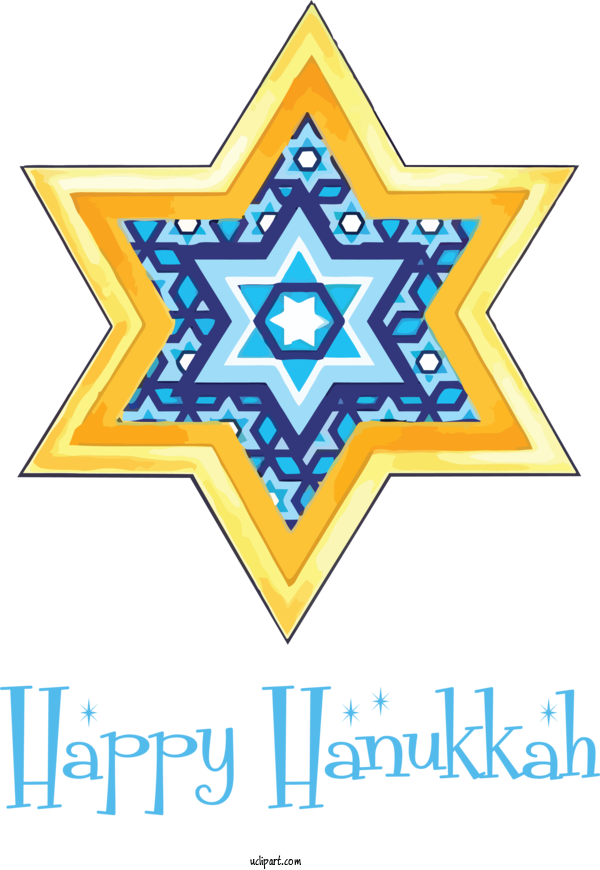 Free Holidays Hanukkah Logo Christmas Day For Hanukkah Clipart Transparent Background
