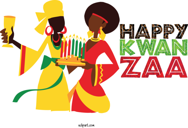 Free Holidays Kwanzaa Hanukkah Holiday For Kwanzaa Clipart Transparent Background