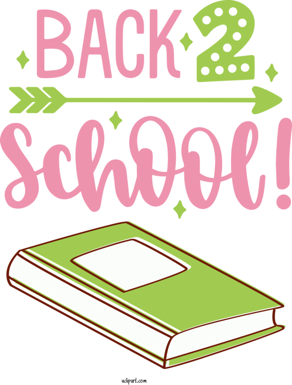 Free School Furniture Green Line For Back To School Clipart Transparent Background