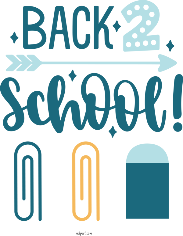 Free School Logo Design Number For Back To School Clipart Transparent Background
