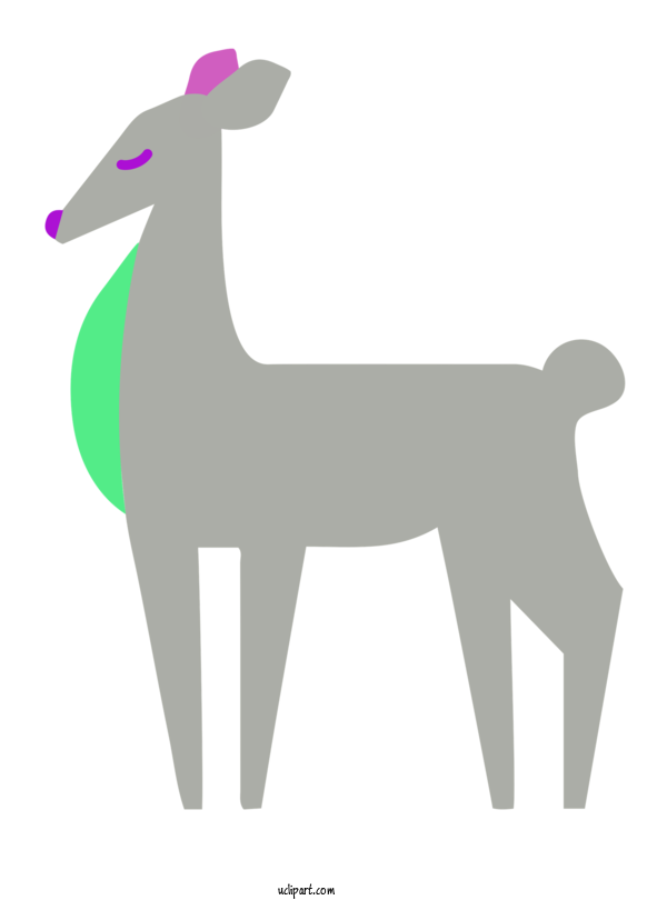Free Activities Reindeer Llama Horse For Traveling Clipart Transparent Background