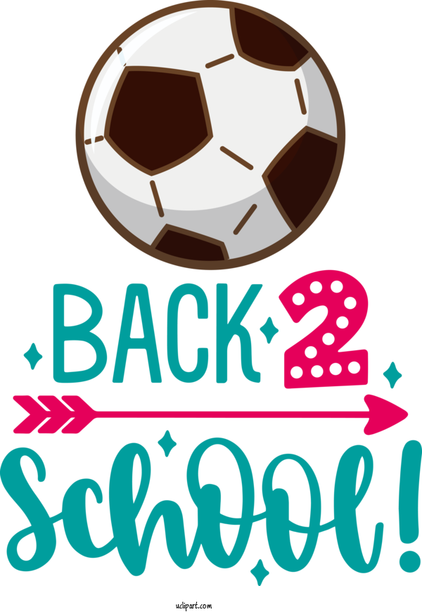 Free School Logo Sports Equipment For Back To School Clipart Transparent Background