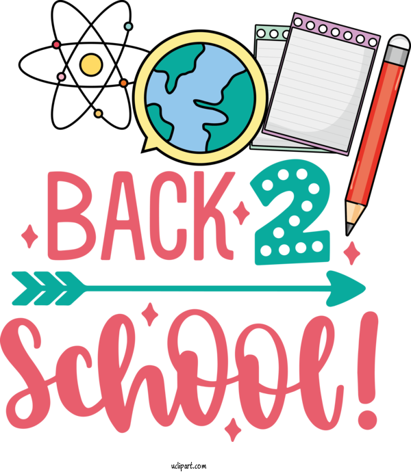Free School Design Line Happiness For Back To School Clipart Transparent Background