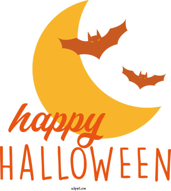 Free Holidays Logo Leaf Design For Halloween Clipart Transparent Background