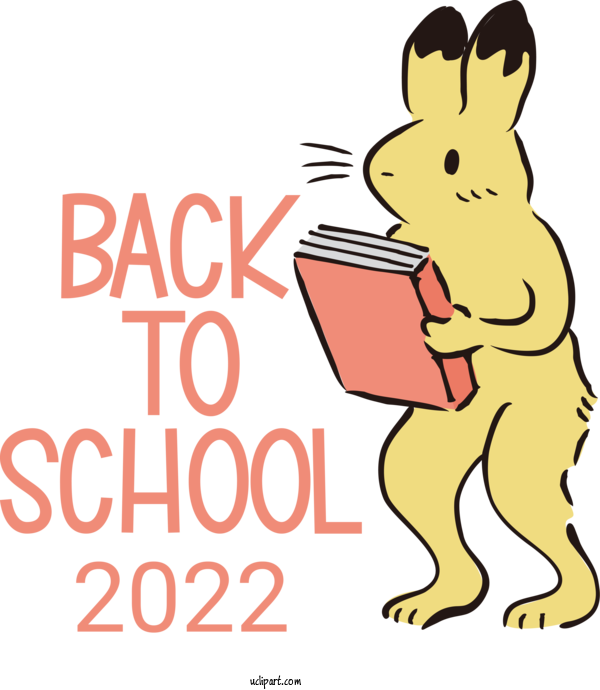 Free School Cartoon Dog Happiness For Back To School Clipart Transparent Background