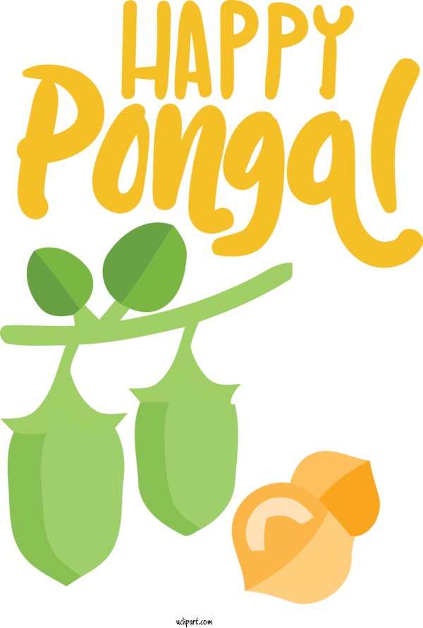 Free Holidays Leaf Logo Plant Stem For Pongal Clipart Transparent Background