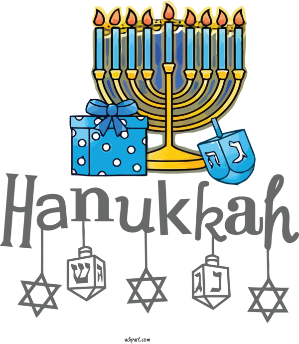 Free Holidays Hanukkah Hanukkah Menorah Christmas Day For Hanukkah Clipart Transparent Background