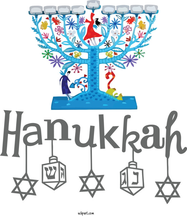Free Holidays Hanukkah Christmas Day Hanukkah Menorah For Hanukkah Clipart Transparent Background