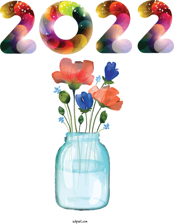 Free Holidays 2022 New Year Transparency For New Year 2022 Clipart Transparent Background