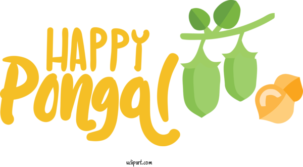 Free Holidays Logo Flower Commodity For Pongal Clipart Transparent Background