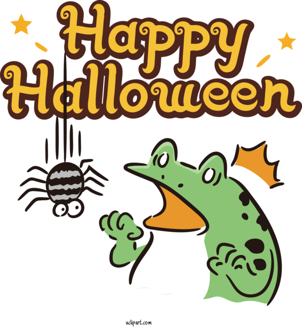 Free Holidays True Frog Toad Frogs For Halloween Clipart Transparent Background