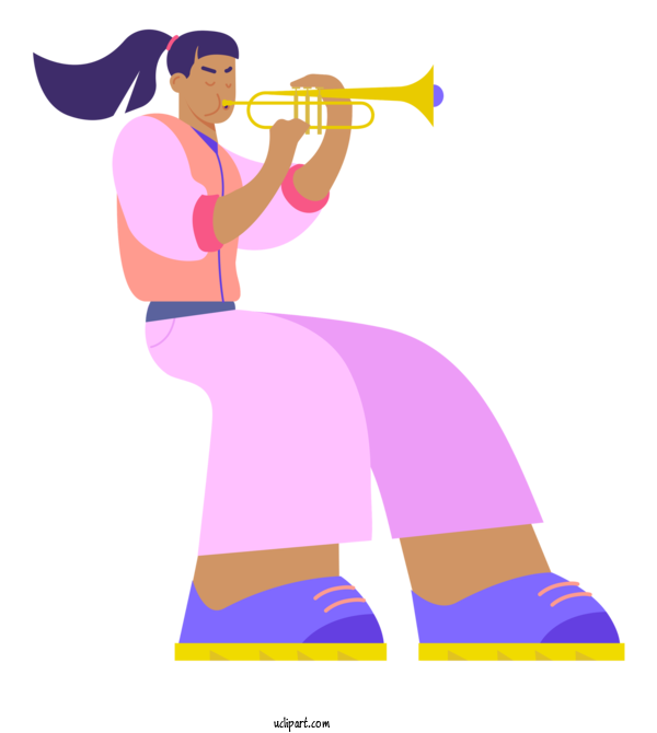 Free Music Trumpet Megaphone Cartoon For Trumpet Clipart Transparent Background