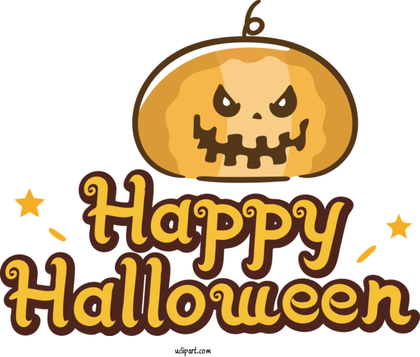 Free Holidays Smiley Emoticon Cartoon For Halloween Clipart Transparent Background