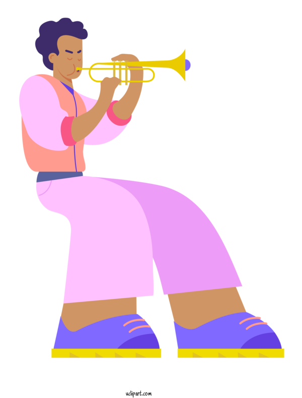 Free Music Trumpet Megaphone Silhouette For Trumpet Clipart Transparent Background