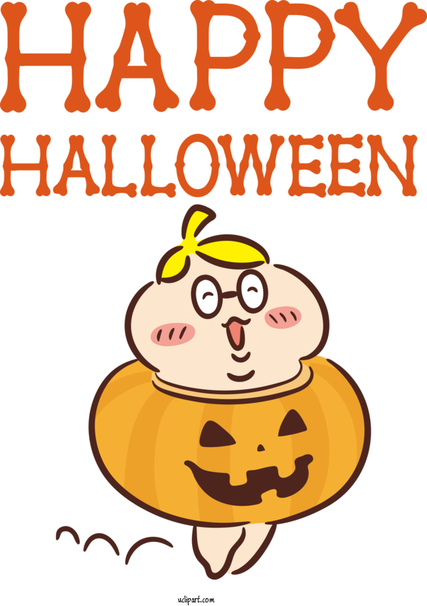 Free Holidays Cartoon Produce Line For Halloween Clipart Transparent Background
