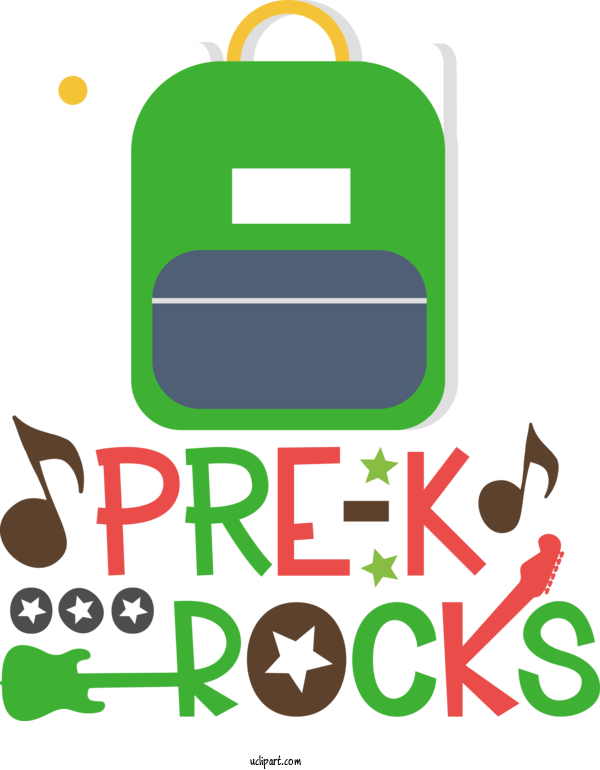 Free Back To School Logo Green Line For Hello Pre School Clipart Transparent Background