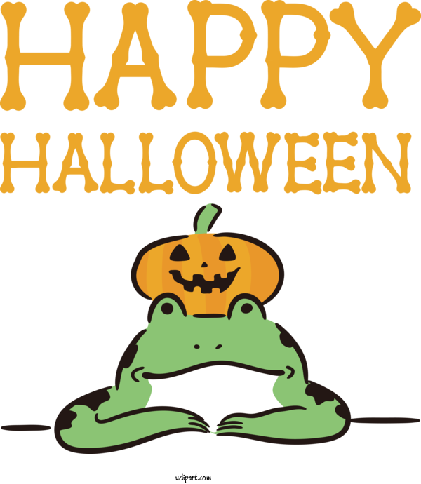 Free Holidays Frogs Cartoon Meter For Halloween Clipart Transparent Background