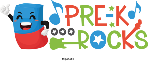 Free Back To School Logo Cartoon Design For Hello Pre School Clipart Transparent Background