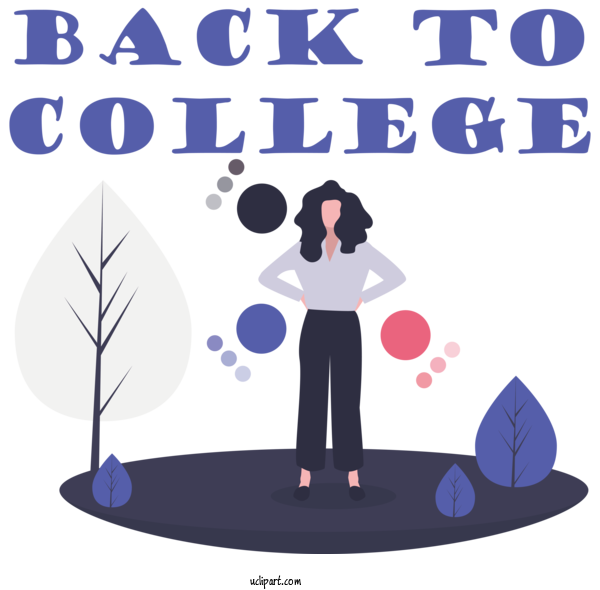 Free School Cartoon Design Line For Back To College Clipart Transparent Background